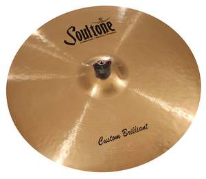 Cymbals: Soultone Custom Brilliant series 17" Crash