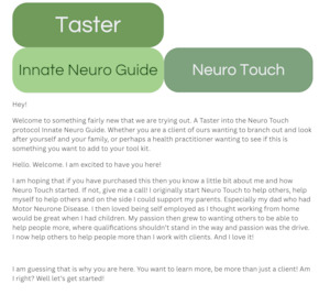 Innate Neuro Guide - Taster Sets