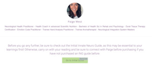 Innate Neuro Guide Body System
