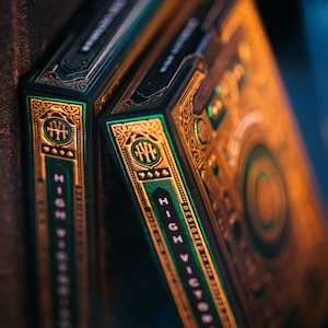 High Victorian playing cards by Theory11 - Green