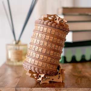 European Puzzle Boxes: Cryptex Wooden Puzzle
