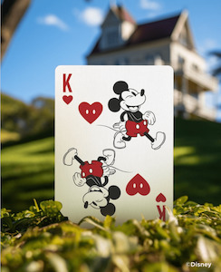 Valentine S Day: Disney Classic Mickey Mouse inspired Playing Cards by Bicycle