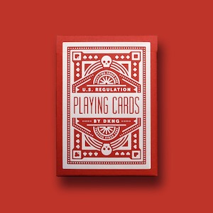 New Arrival: DKNG Red Wheel Playing Card by Art of Play