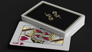 New Arrival: Gold Foil Black Roses Casino Playing Cards