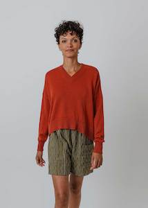 Griddy Sweater | Saffron