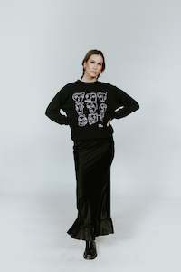 Bottoms: Vine Skirt | Black