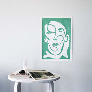 Faces: Meditating with one eye open