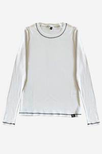 Long Sleeve Crew - White