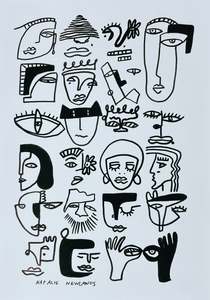 Art: FACES - Limited Edition A3 Art Print