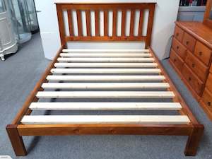 Bed Frames: Claire Solid Pine Wood Bed in /Single/King Single/Double/Queen/King from