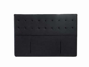 Headboards: Bella Charcoal Fabric Headboard in Single/ King Single/ Double/ Queen/ King/ Super king from