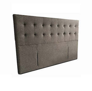 Headboards: Bella Grey Fabric Headboard in Single/ King Single/ Double/ Queen/ King/ Super king from