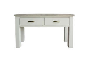 Living: Ashlee Hall Table Solid Acacia Wood Two Tones