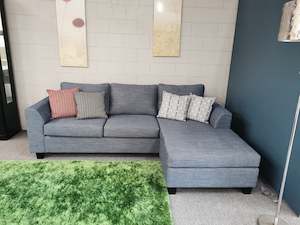 Sofas: NZ Made Corner Lounge Suite With Reversible Chaise - Apollo