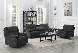 Maryland Fabric Power / Electric Recliner Sofa with USB Ports and Fold-Down Cup &hellip;