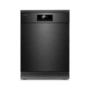 Toshiba 15 Place Settings Freestanding Dishwasher With UV Light & Auto Open with&hellip;