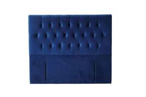 Bedroom: Parnell Navy Blue Headboard Available in Queen King Super King from
