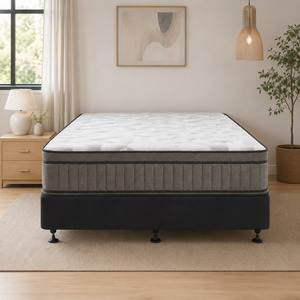 Double Bed 2Pcs Atlanta Double Mattress & NZ Made Base Combo