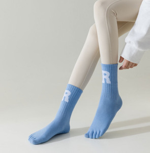 Products: Women’s Yoga Toe Socks – Anti-Slip, Mid-Calf Socks for Pilates