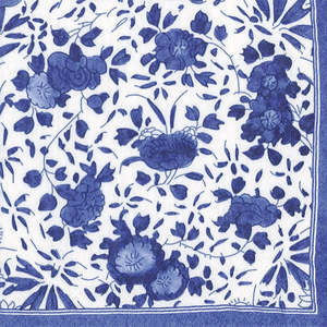 Decoupage: Designer Napkin-Delft Blue-Large