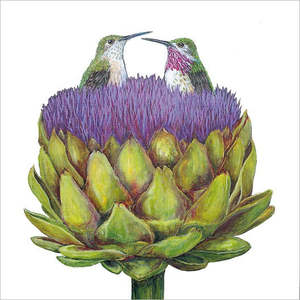 Decoupage: Designer Napkin-At First Artichoke