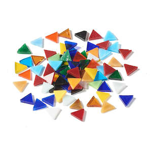 Products: Glass Mosaic Tiles - Triangle - 12mm x 14mm- 100g