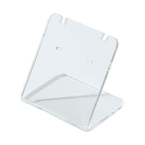 Earring Holders - Acrylic - Clear - 34mm x 35mm x 27mm - 5 pieces