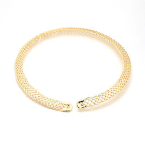 Ready To Wear: Net Choker - Gold