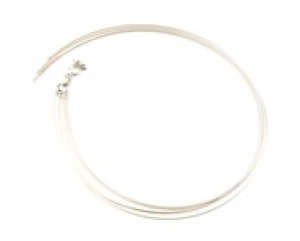 Ready To Wear: Necklace - 5 Strand Cable - Sterling Silver - 0.55mm - 40.5cm