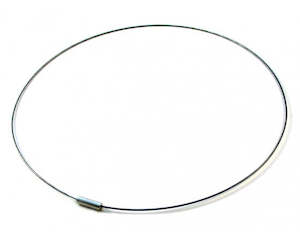 Ready To Wear: Neck Wire (Cable) Necklace - 145mm - Stainless Steel
