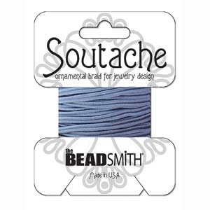 Storage Supplies: Soutache - Rayon - 3mm - 2.7 meters - Blue