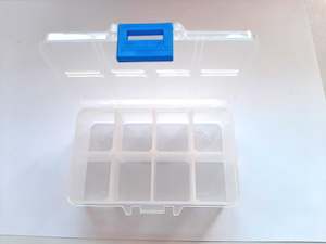 Storage Supplies 1: Bead Container - Adjustable DividersPlastic - 1 piece