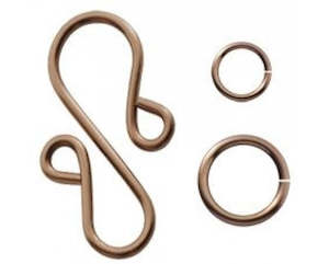 Weave Got Maille: Weave Got Maille - 'S' Style Clasp - Enameled Copper