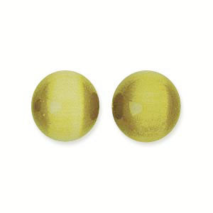 Catseye: Cats Eye - Round - 6mm - 40cm Strand