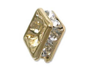 Crystals: Rhinestone Squaredelle - 6mm
