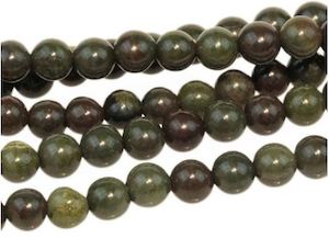 Large Beads: Jasper - African (Green)