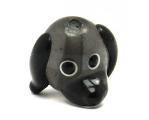Large Beads: Lampwork - Animal Beads (Dogs) - 14mm