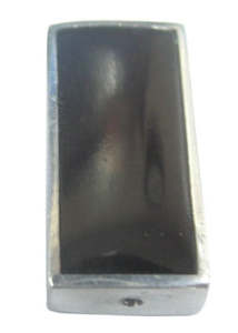 Shell: Shell - Black Tab - Silver Plated Frame - 1 piece