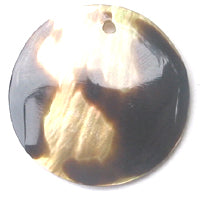 Shell - Brownlip - Round - 25mm - 1 piece