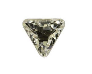 Swarovski: Swarovski - Triangle Stone (4722) - 6mm - Crystal (Foiled) - 1 piece