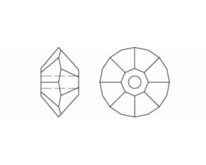 Swarovski: Swarovski - Faceted Spacer (5305) - 1 piece