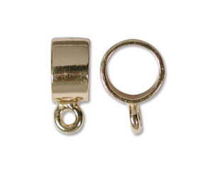 Bails And Pendant Slides: Pendant Slider - Round - 1 piece