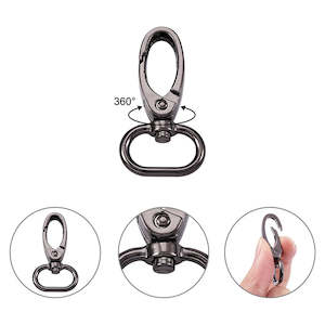 Clasps And Toggles: Clasp - Swivel - Metal - 1 piece