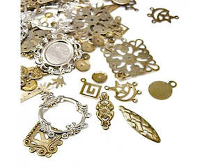 Connectors And Frames: Findings - Assorted - Metal - 25 grams