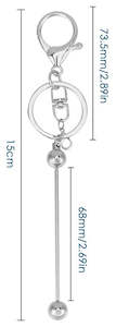 Add-A-Bead - Key Ring - Silver