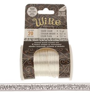 Storage Supplies: BeadSmith - Craft Wire - Textured Tarnish Resistant