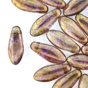 Czech And Preciosa: Czech - Dagger - Single Hole - 3mm x 11mm - 50 pieces