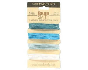 Cord: BeadSmith - Hemp Cord - 4x Strand Card