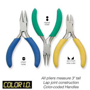 Pliers: BeadSmith - Colour ID Mini - 3 pieces