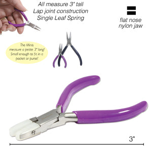 Pliers: BeadSmith - Mini Pliers - Nylon Jaw